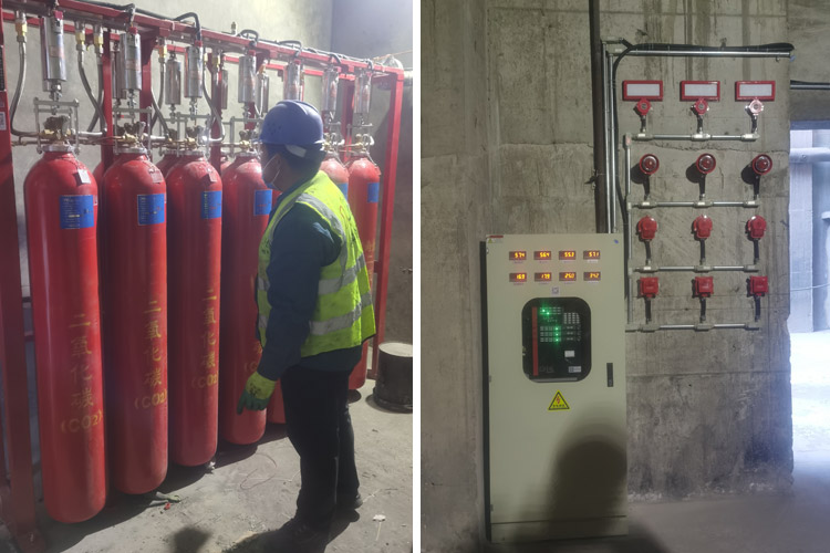 煤粉倉(cāng)高壓二氧化碳滅火裝置