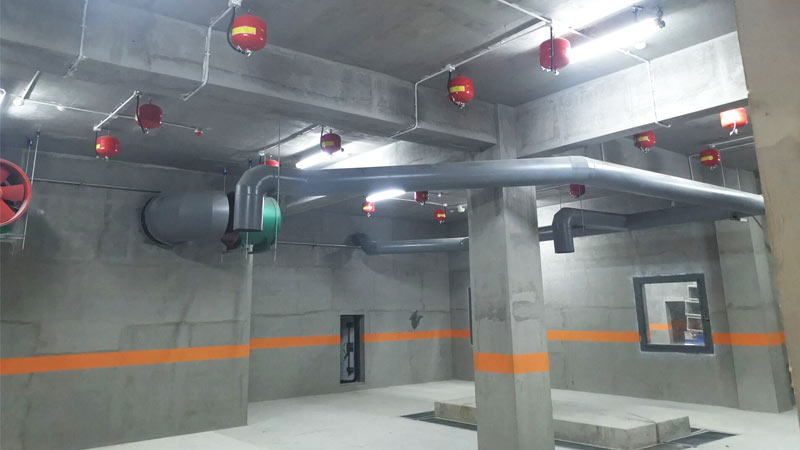 柴油發(fā)電機房懸掛式超細干粉滅火裝置