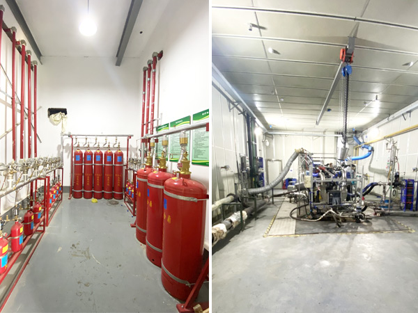 汽車(chē)發(fā)動(dòng)機(jī)實(shí)驗(yàn)室七氟丙烷滅火系統(tǒng)