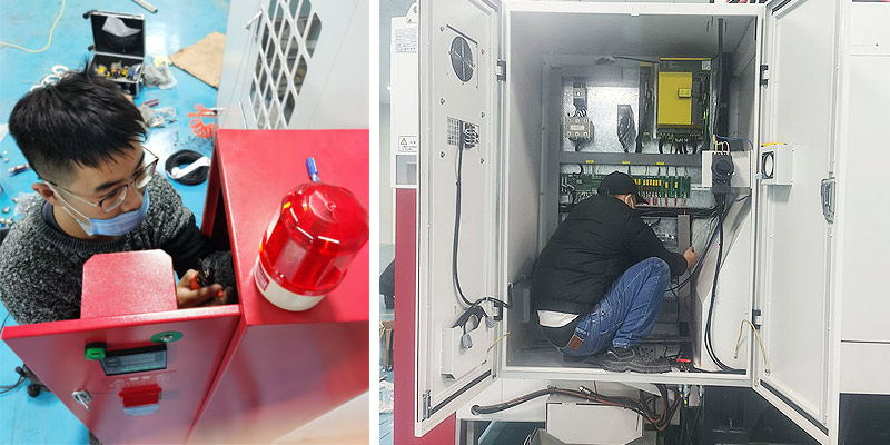 立式加工中心機(jī)床滅火裝置