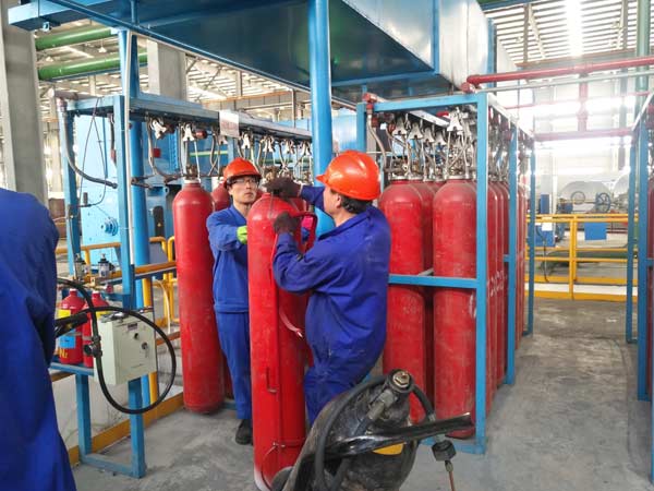 軋機(jī)高壓二氧化碳滅火系統(tǒng)
