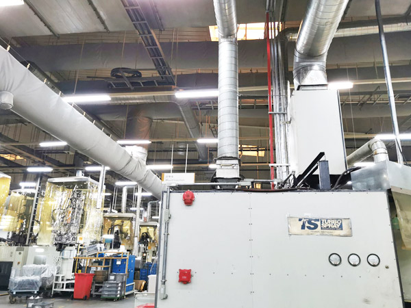 噴涂設(shè)備氣體滅火系統(tǒng)，念海消防助力康迪泰克橡塑安全生產(chǎn)