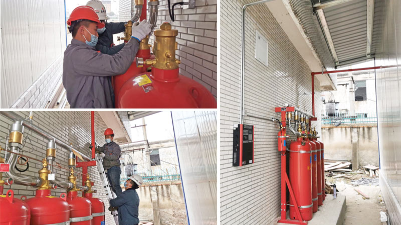 汽車發(fā)動機(jī)實驗室管網(wǎng)七氟丙烷滅火系統(tǒng)