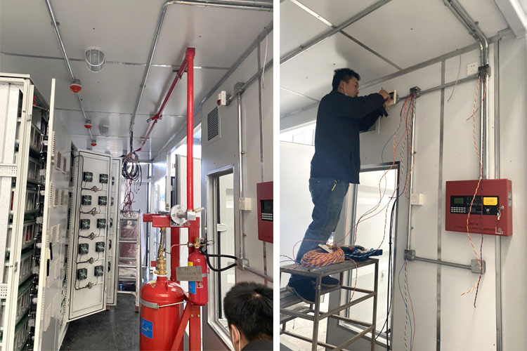 鋰電池儲(chǔ)能集裝箱七氟丙烷滅火系統(tǒng)